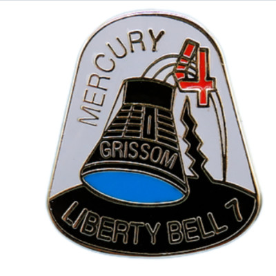 NASA PIN Winco MERCURY 4 LIBERTY BELL 7 official US SPACE FLIGHT Grissom