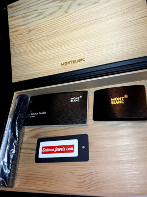$1099 MSRP -MONTBLANC Sartorial Travel Cedar Cigar Humidor Model MB119298 119298