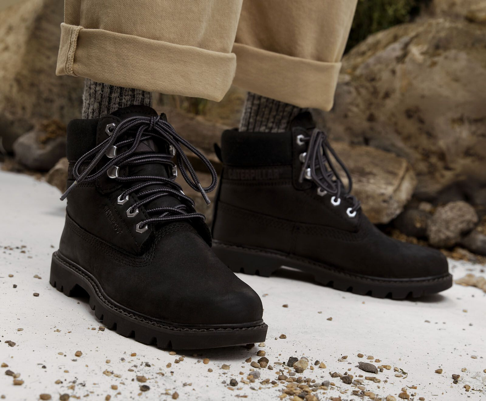 Caterpillar e Colorado Waterproof Boot, Black, Size 12 Medium, P110500