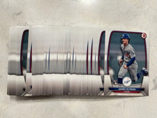 Lot (52) JAMES OUTMAN Dodgers 2023 Bowman Baseball base rookie card #13