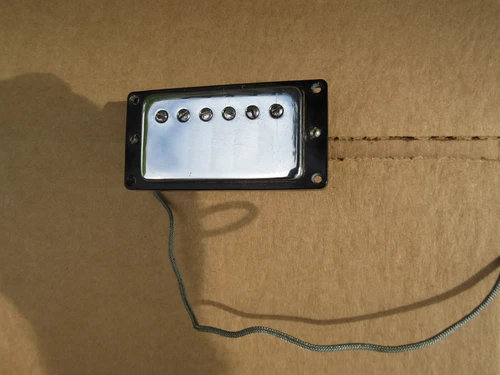 Vintage Gibson Patent Sticker T Top Humbucker Pickup With Original Cover & Ring