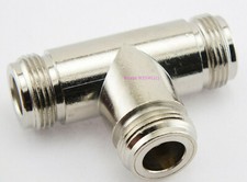 N Female to N Female TEE Coax Connector Adapter