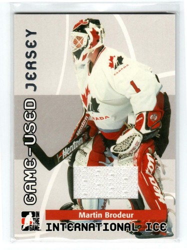 2006-07 ITG International Ice Jerseys #GUJ12 Martin Brodeur *#/100