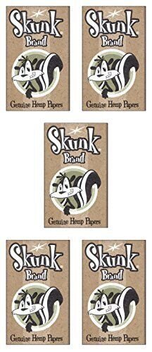 Skunk Brand {5 Packs} Single Wide Rolling Papers