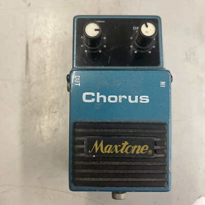 Rare Vintage maxtone chorus Guitar pedal stomp box effects analog 80's Rock