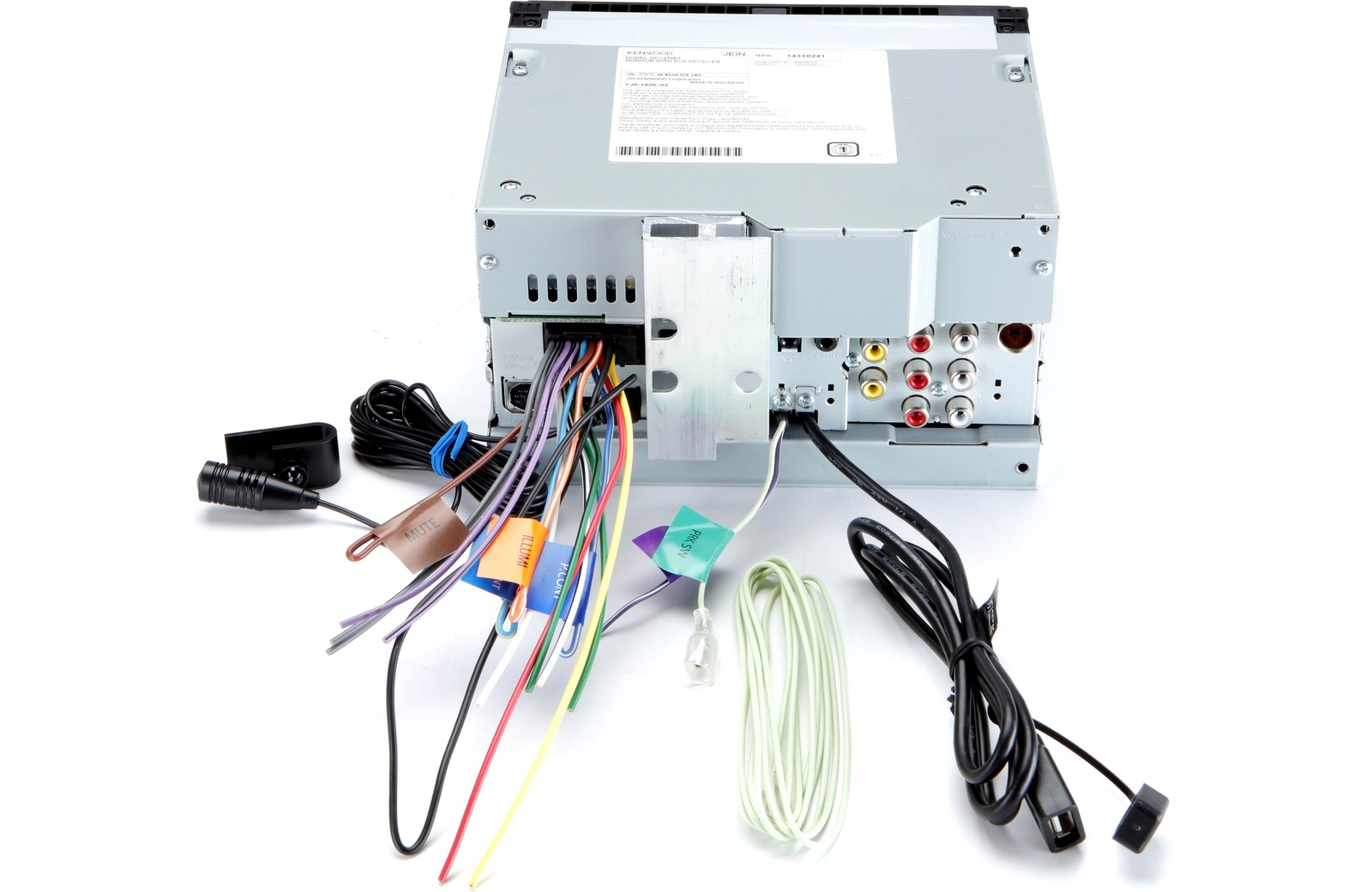 Kenwood DDX276BT 2DIN 6.2" Touchscreen Bluetooth Car Stereo DVD Player