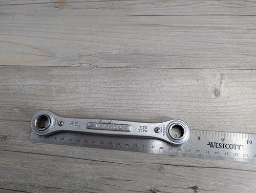 Craftsman Double Box End Ratcheting Wrench 1/2 & 9/16 12 Point Made In USA - Bild 11 von 11