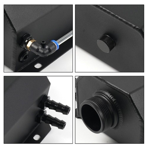 Universal 2L Aluminum Radiator Coolant Overflow Expansion Water Bottle Tank - Picture 15 of 19