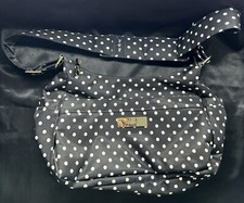 Ju Ju Be Diaper Bag Black White Polka Dots Clean Excellent Condition