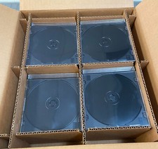 Slimline Jewel CD/DVD Cases - 112 count