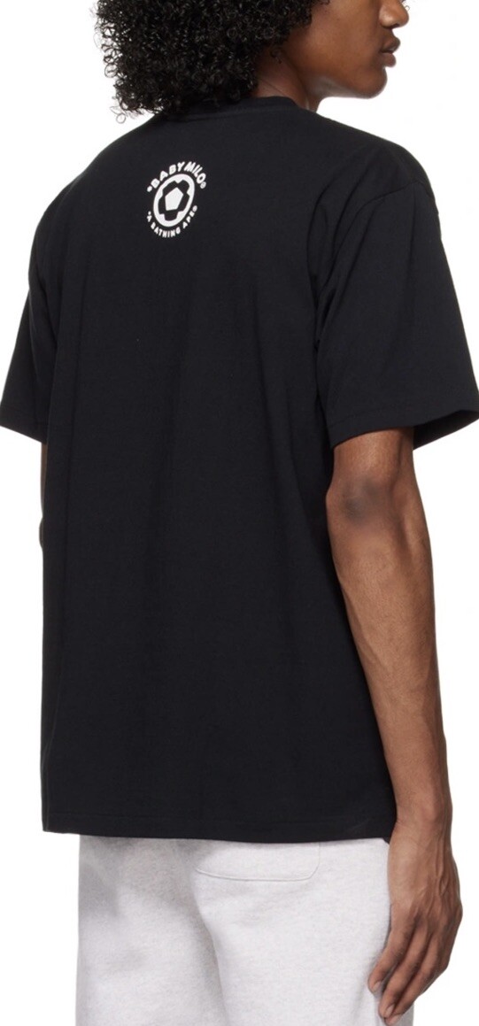 BAPE By A Bathing Ape 'Baby Milo' Soccer T-Shirt - Black