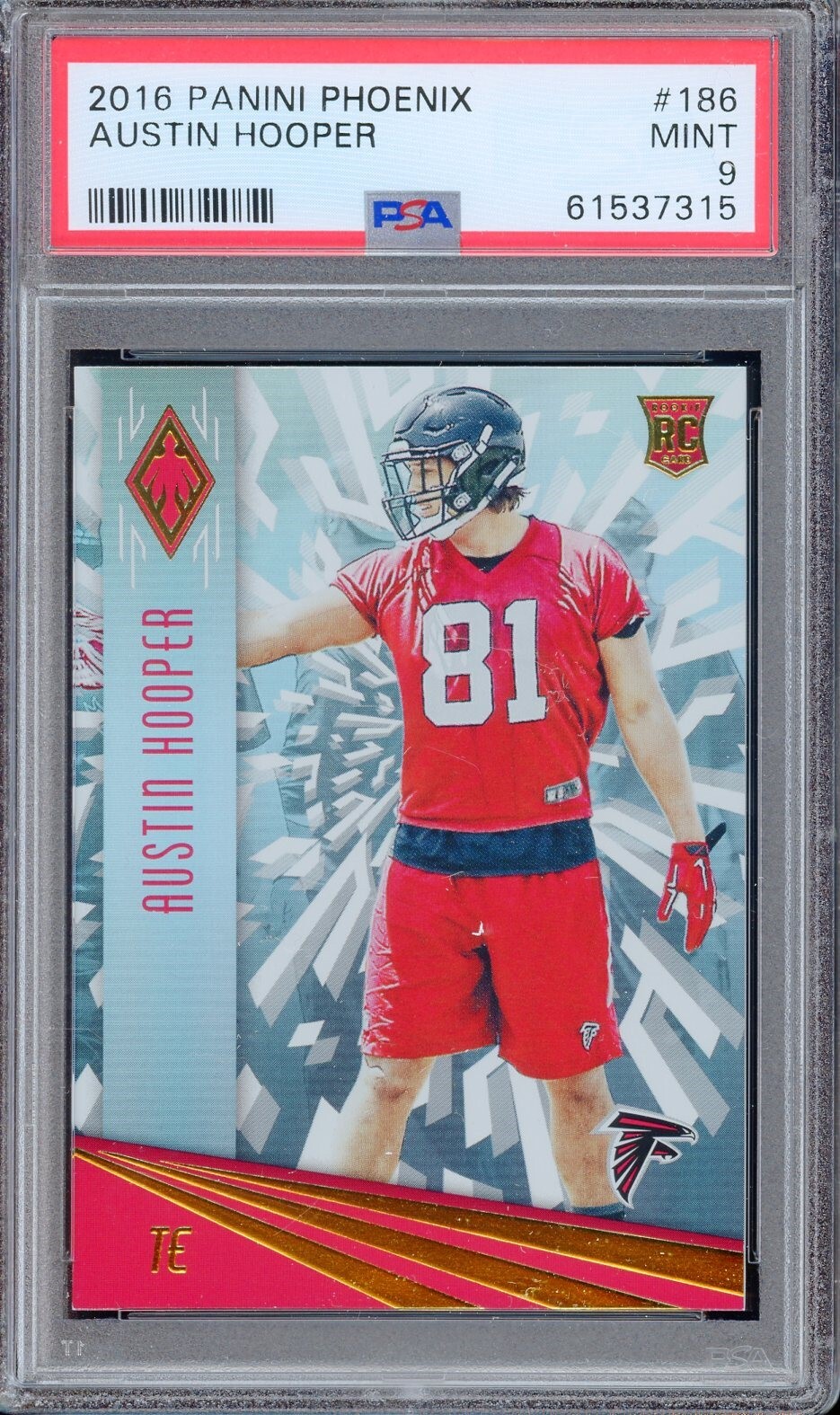 Austin Hooper Panini Phoenix #186 Base