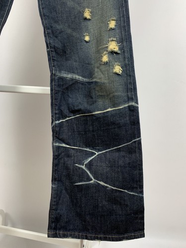 Men's NWT Prps Distressed Painted Japanese Denim Jeans Pants Size 32x32 - Picture 11 of 21