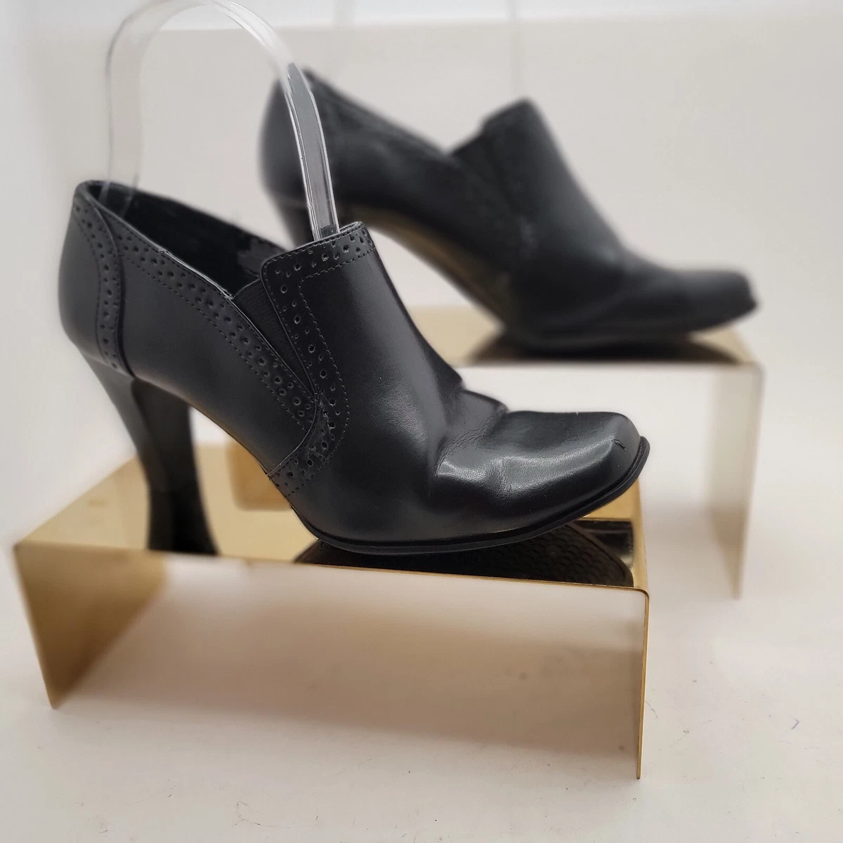 Rialto Black Heel Shoes 6.5M 01 R3724 Booties