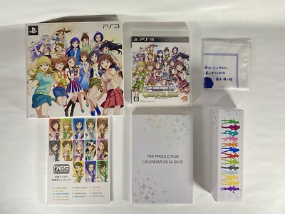 PS3 The Idol Master 765 Pro New Project Box -Gamr CD Poster Calender Cleaner -JP