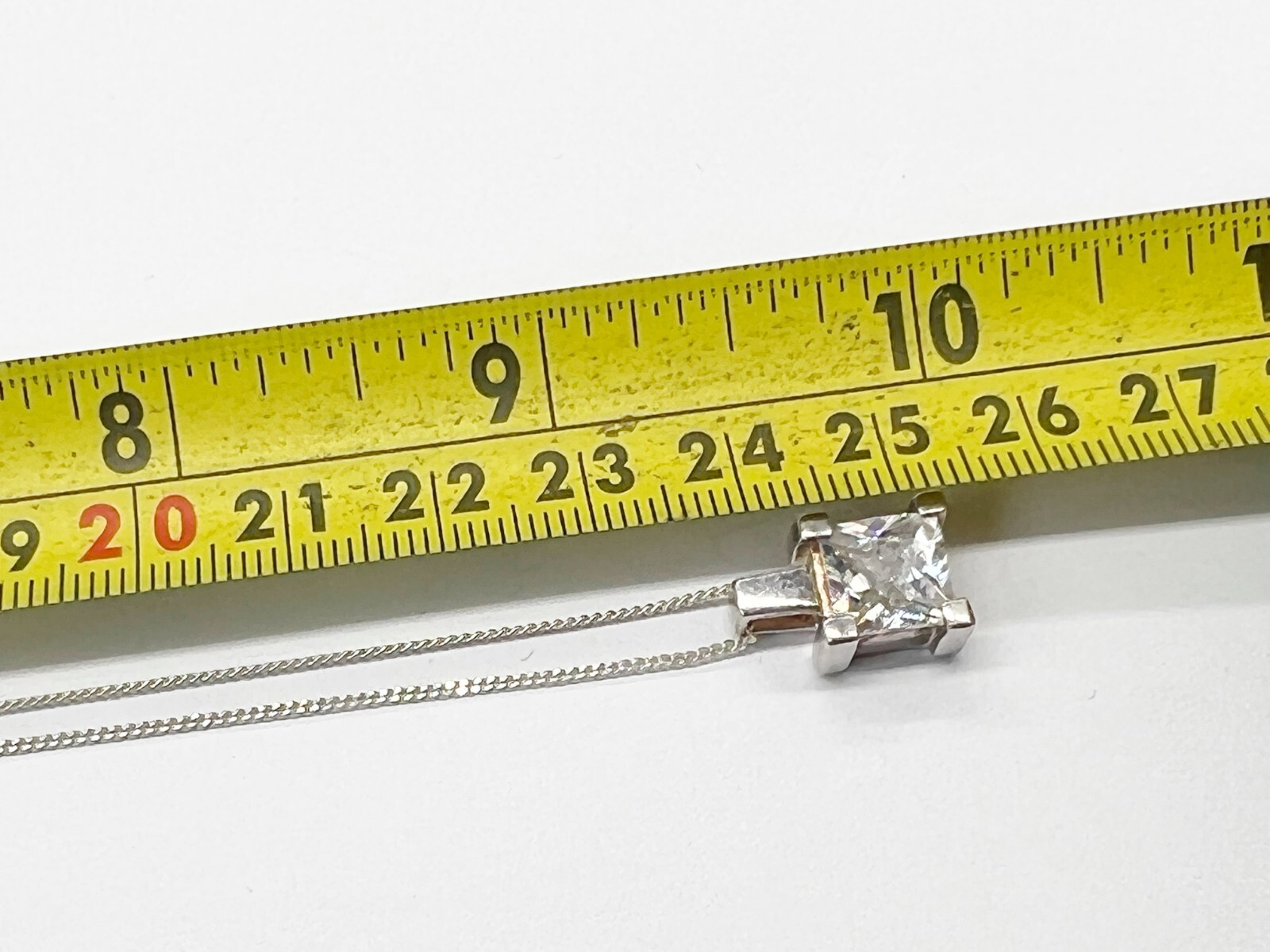 VINTAGE SOLID SILVER MODERNIST CUBE SQUARE GEM SE… - image 5