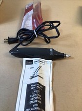 Vintage Craftsman Electric Engraver Model 9 4297 With Paperwork And Pouch TESTED