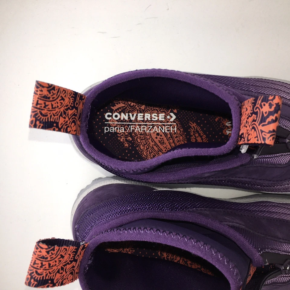 NUEVAS Tenis Converse Paria Farzaneh Mujer Talla 6 Uva Royal Pro Cuero X2 Foto 3 de 4