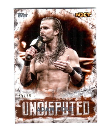 Adam Cole #46 2018 Topps WWE Undisputed card