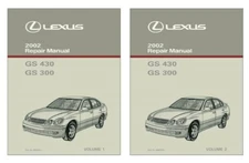 2002 Lexus GS 300 GS 430 Shop Service Repair Manual Complete Set