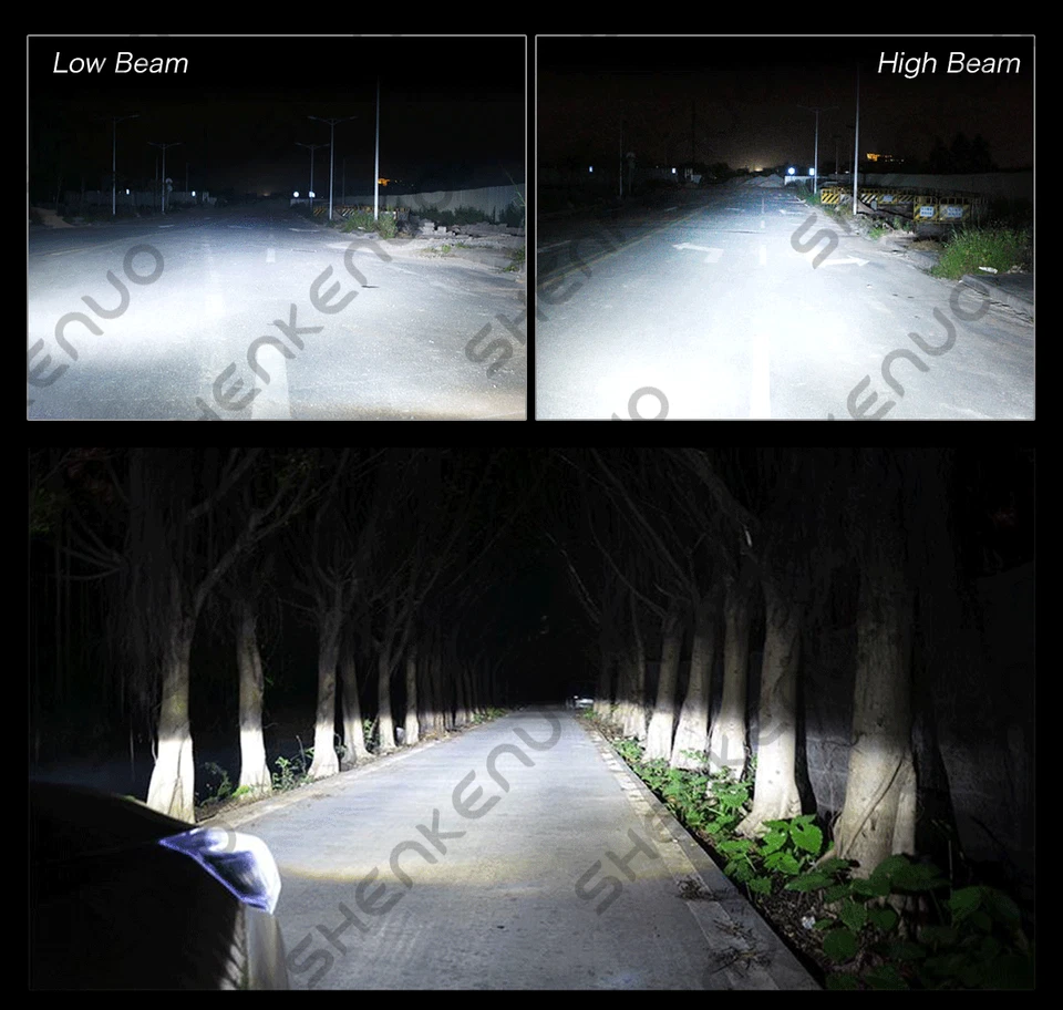 For BMW 128i 135i 2008-2013 - 6000K WHITE Front LED Headlight 4X Bulbs Hi-Lo - Image 2 of 4