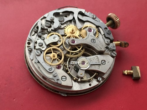WAKMANN CHRONOGRAPH CAL. LANDERON 185 MOVIMIENTO COMPLETO RUNNING "VINTAGE 1950" - Imagen 6 de 6