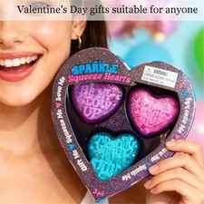 NeeDoh Teenie Squeeze Hearts Fidget Toy Stress Balls Perfect for Valentine's Day