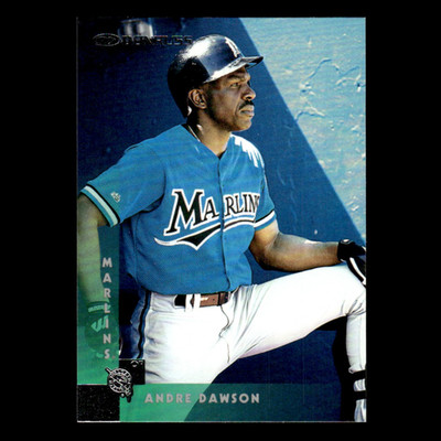 Andre Dawson #142 1997 Donruss Florida Marlins Baseball Card MLB NM