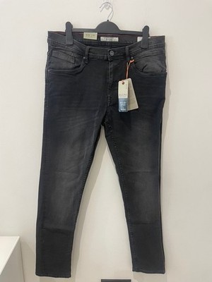 Blend Original Jet Jeans Slim Fit W33 L34 W34 L30 Washed Black Stretch UVP 50£