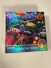 Ceaco-Foil Puzzle-Under The Ocean-500 Piece Jigsaw Puzzle