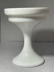 Westmoreland White Milk Glass Pedestal Fairy Lamp BASE ONLY Mint
