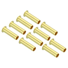 50Pcs 4mm Tube OD Brass Compression Insert Tube Support Sleeve Fitting