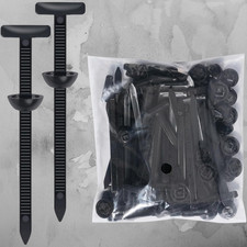 100 PCS Nylon Universal Cable Tie Buckle  Heavy Duty Self-Locking Zip Ties Holder