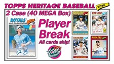 Patrick Bailey SF 2026 Topps HERITAGE 2 Case (40 MEGABox) Player Break#1