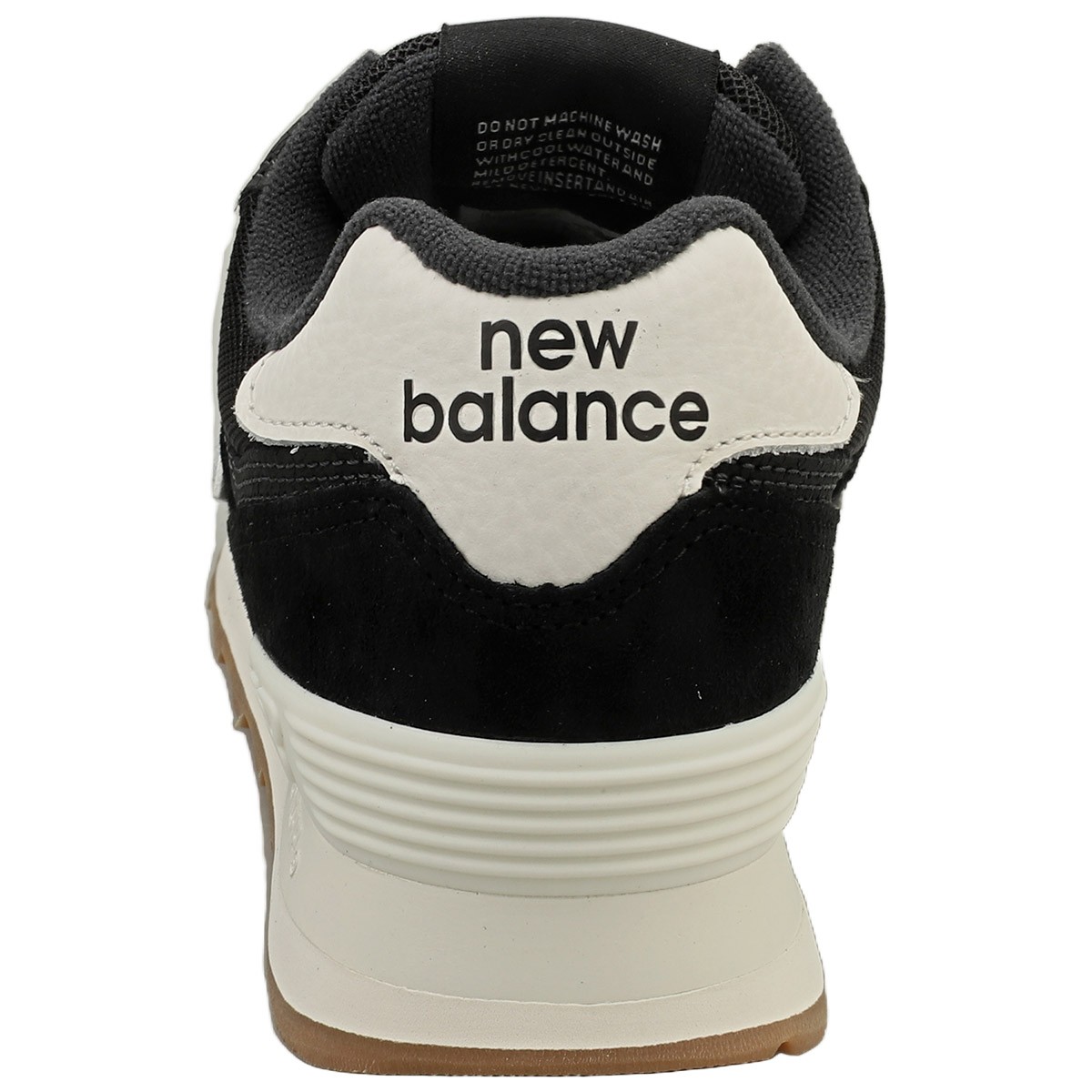 New Balance 574 Unisex Casual Sneakers in Black White - 4 US