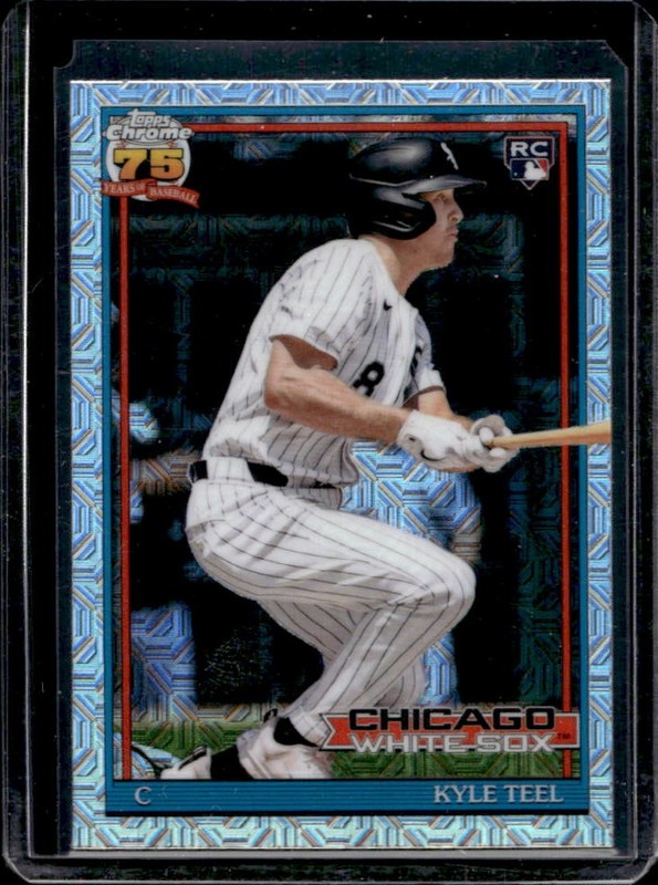 2026 Topps Chrome Kyle Teel 1991 Silver Pack Mojo Refractor RC #91C-61 White Sox