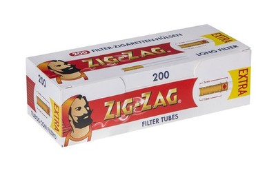 10 Boxen (2000x) Zig-Zag Extra Filterhülsen langer Filter tubes