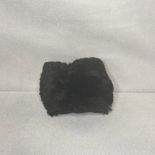 American Girl Rebecca Muff Winter Coat Doll Accessory Faux Fur Black Hand Warmer