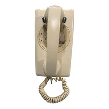 Vintage Northern Telecom Wall Mount Rotary Phone Cream 