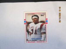 ICKEY WOODS BENGALS 1988 TOPPS SUPER ROOKIE CARD #27. rookie card picture