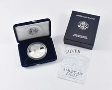 1995-P American Silver Eagle PROOF 1 Oz Silver - Coin & Box & COA
