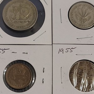 Cyprus Coin  lot, 1949-1955 