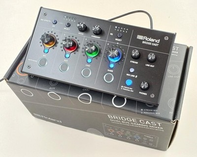 Roland BRIDGE CAST Gaming Mixer Audio Interface Dual Bus Tested Works TMB01 3.0
