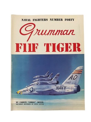 US USN Navy Grumman F11F Tiger Naval Fighters No 40 New Softcover Reference Book
