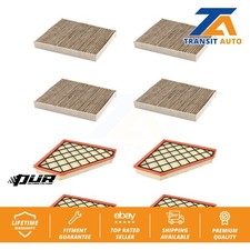 Air Cabin Filters (8 Total) Kit For Cadillac Chevrolet Camaro ATS CTS KFL-101466