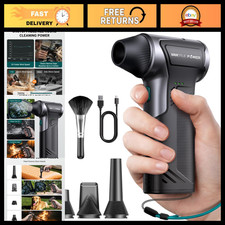 Cordless Mini Air Duster, Handheld Compressed Air Blower for Electronics Clean