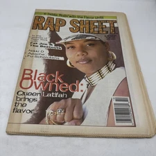 Rap Sheet Magazine of Hip Hop Straight Up Newspaper -  Queen Latifah