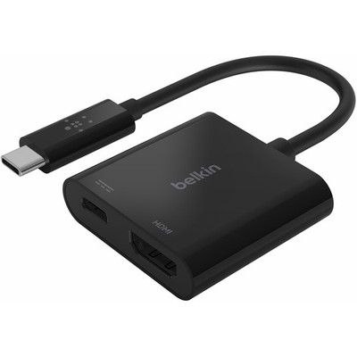 Belkin AVC002BK-BL USB-C to Video Adapter + Charging port up to 60W Power