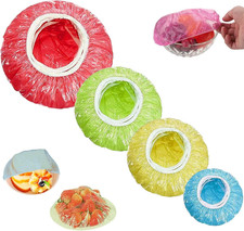 Reusable Serving Dish Covers 96 Pcs Plastic Elastic Bowl Cover