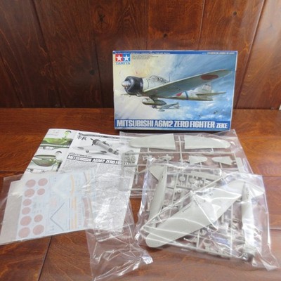 Tamiya #61016 1/48 Scale Mitsubishi A6M2 Zero Fighter (Zeke) Model Kit
